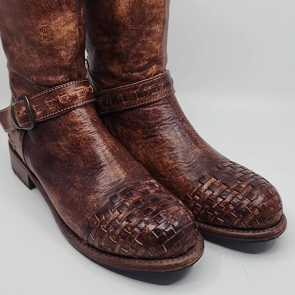 BED STU Blackburn Boots In Teak Driftwood, EUC, 8.5. - Picture 2 of 7